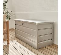 Sweeek - Metal Garden Box 385L Detroit Aluminium 99X61X62 Cm