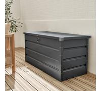 Sweeek - Metal Garden Box 385L Detroit Anthracite 99X61X62 Cm