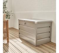Sweeek - Metal Garden Box 600L Dallas Aluminium 99X61X62 Cm