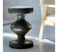 Sweeek - Metal Side Table Black 29.5X29.5X48.5 Cm - Hawa