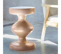 Sweeek - Metal Side Table Nude 29.5X29.5X48.5 Cm - Hawa