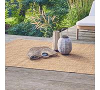 sweeek Natural jute-effect indoor/outdoor rug | Size: 120 cm x 170 cm sweeek Natural 120 cm x 170 cm