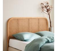sweeek Natural rattan & cane headboard in Brown | Size: Double swe rown Double
