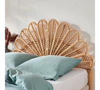 Sweeek - Natural Rattan Headboard 140X6X115 Cm - Anggun