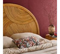 Sweeek - Natural Rattan Headboard Light Wood Bohemian L40 X D4.5 X H115Cm
