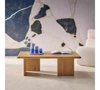 Sweeek - Rectangular Mdf Coffee Table Tilos Oak Effect 110X60X36 Cm