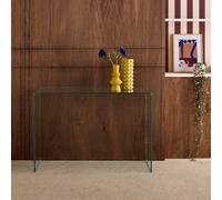 sweeek Rectangular tempered glass console in Clear swe lear