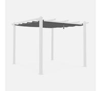 Sweeek. Replacement 3X3M Pergola Canopy Roof Condate Grey