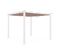 sweeek Replacement 3x3m pergola canopy roof in Taupe sweeek Taupe