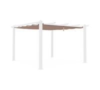 Sweeek. Replacement 3X4M Pergola Canopy Roof Condate Beige-Brown