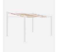 sweeek Replacement Canopy Roof For 3x4m Murum Pergola in Beige swe eige