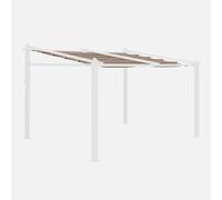 sweeek Replacement Canopy Roof For 3x4m Murum Pergola in Brown swe rown