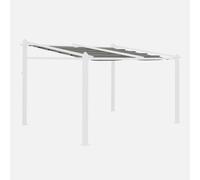 sweeek Replacement Canopy Roof For 3x4m Murum Pergola in Grey swe rey