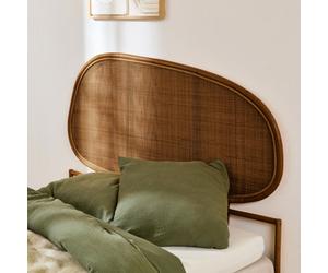Sweeek - Samoa Organic Headboard In Dark Rattan 160Cm