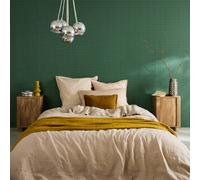 Sweeek - Set Of 2 Mango Wood Effect Bedside Tables Reversible Door - Pondi