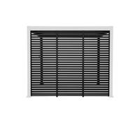 sweeek Set of 3 louvers 100cm for bioclimatic pergola Triomphe 3x3m V2 3x4m in Dark Grey swe ark Grey