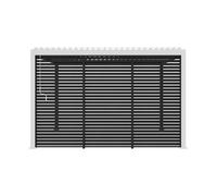 sweeek Set of 3 louvers 130cm for bioclimatic pergola Triomphe 3x4m in Dark Grey swe ark Grey