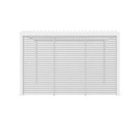 sweeek Set of 3 louvers 130cm for bioclimatic pergola Triomphe 3x4m in White sweeek White
