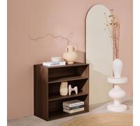 sweeek Shelf, library, wood decor storage module 2 shelves in Dark Brown swe ark Brown
