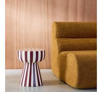 sweeek Side table, coffee table, bedside table, enamelled steel two-tone in Purple sweeek Purple