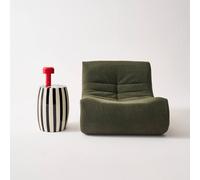 sweeek Side table, end table, bedside table in enameled steel, two-tone in Black swe lack