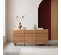 sweeek Sideboard 3 drawers 3 doors wood decor in Brown swe rown