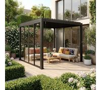 Sweeek - Sliding Door Aluminium 3M For Triomphe Pergola Anthracite