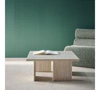 Sweeek - Square Coffee Table Tilos Travertine Effect 80X80X36 Cm