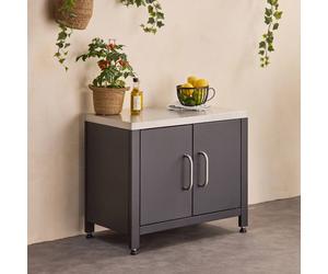 sweeek Steel outdoor kitchen in Black swe lack