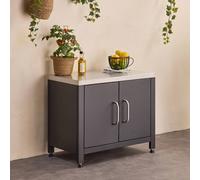 sweeek Steel outdoor kitchen in Black swe lack