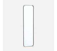 Sweeek - Steel Rectangular Mirror Harold Black 34X1.8X119 Cm