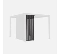 Sweeek - Vertical Louver Panel Aluminium 100 Cm For Triomphe Pergola Anthracite