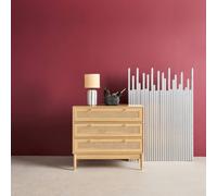 sweeek Wood & cane chest of drawers, 3 drawers in Beige sweeek Beige