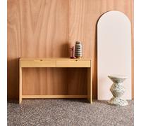 sweeek Wood Decor Console 2 Drawers 120 cm in Beige swe eige