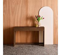 sweeek Wood Decor Console 2 Drawers 120 cm in Dark Brown swe ark Brown
