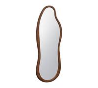 sweeek Wooden mirror in Dark Brown | Size: 70 cm swe ark Brown 70 cm