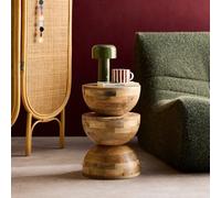 Sweeek - Wooden Side Table Sita Natural 30X30X45 Cm