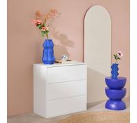 sweeek Wooden storage unit, 3 drawers in White sweeek White