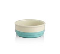 Sweejar Ceramic Dog Bowls, Dog Food Dish for Small Dogs and Cat, Heavy Duty Porcelain Pet Bowl for Canned Food and Water 17 Fl Oz （Turquoise）