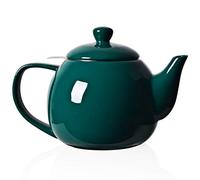 Sweejar Ceramic Tea Pots,30OZ Porcelain Teapot with Infuser(Jade)