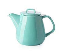SWEEJAR Ceramic Teapot, Large Tea Pot with Stainless Steel Infuser, 40 Ounce, Blooming & Loose Leaf Teapot for Tea Lover, Gift, Family,(Turquoise)