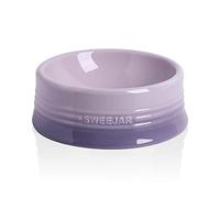 Sweejar Gradient Dog Bowl, Ceramic Dog Food Dish for Large Dogs and Large Cat, Porcelain Pet Bowl for Food and Water 32 oz (Gradient Purple)
