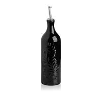 Sweejar - Large Olive Oil Dispenser Bottle with Spout, 24 oz Ceramic Oil Dispenser for Kitchen, Opaque Relief Oil, Oil Container for Cooking, EVOO,