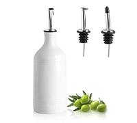 Sweejar Olive oil dispenser bottle, opaque oil cruet protects oil to reduce oxidation, suitable for storage of oil, vinegar, coffee syrups and other liquids
