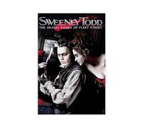 Sweeney Todd The Demon Barber of Fleet Street (2007) Movie Film Poster Canvas Poster Wall Art Decor Print Picture Paintings for Living Room Bedroom Decoration 16x24inch(40x60cm)
