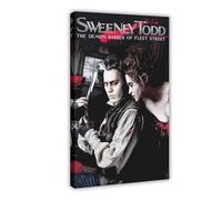 Sweeney Todd The Demon Barber of Fleet Street (2007) Movie Film Poster Canvas Poster Wall Art Decor Print Picture Paintings for Living Room Bedroom Decoration 16x24inch(40x60cm)