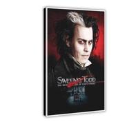 Sweeney Todd The Demon Barber of Fleet Street Posters Classic Thriller Movie 0 Canvas Poster Bedroom Decor Landscape Office Room Decor Gift 08x12inch(20x30cm)