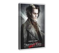 Sweeney Todd The Demon Barber of Fleet Street Posters Classic Thriller Movie 8 Canvas Poster Wall Art Decor Print Picture Paintings for Living Room Bedroom Decoration 16x24inch(40x60cm)