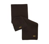 Sweeper Legacy Beanie & Scarf Gift Set - male - Barbour - Winter Scarves - Brown - ONE SIZE - Accessories ONE SIZE