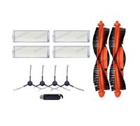 Sweeper Main Brush Side Brush Hepa Filter Compatible For Xiaomi STYJ02YM，Compatible For Viomi V2 PRO V-RVCLM21B Vacuum Cleaner Spare Parts Accessorie (Color : 11pcs)